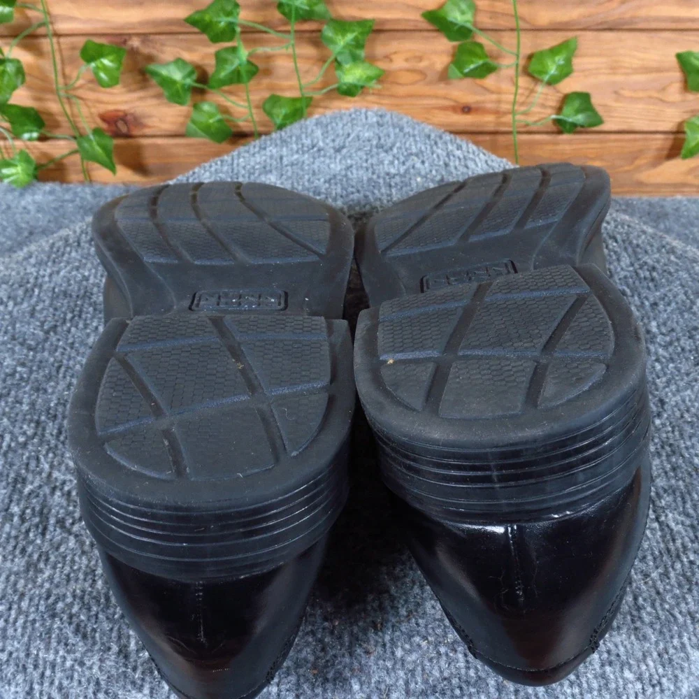 Nunn Bush 81404 Mens Slip On Dress Loafers Size 10 Business Casual Black Leather